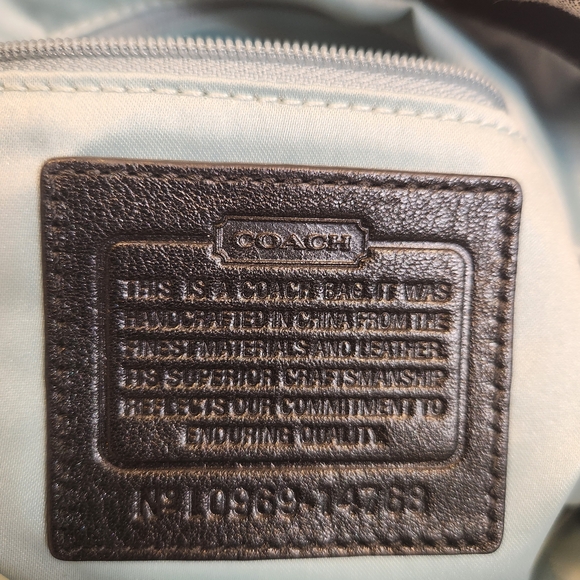 Coach Kristin Op Art Satchel/Hobo Bag - Picture 13 of 13